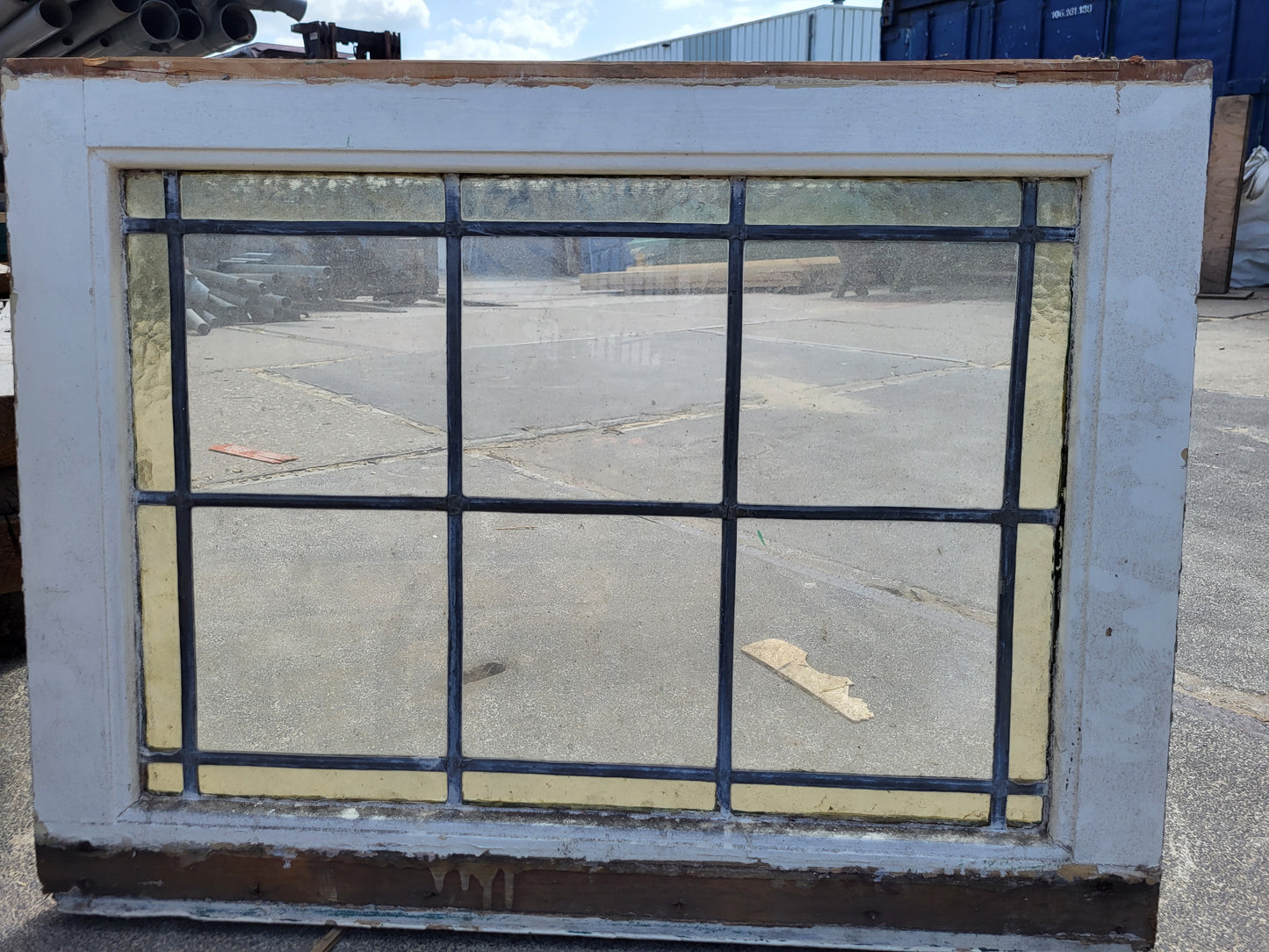 Glas in lood raam54,5x73cm(GL4)