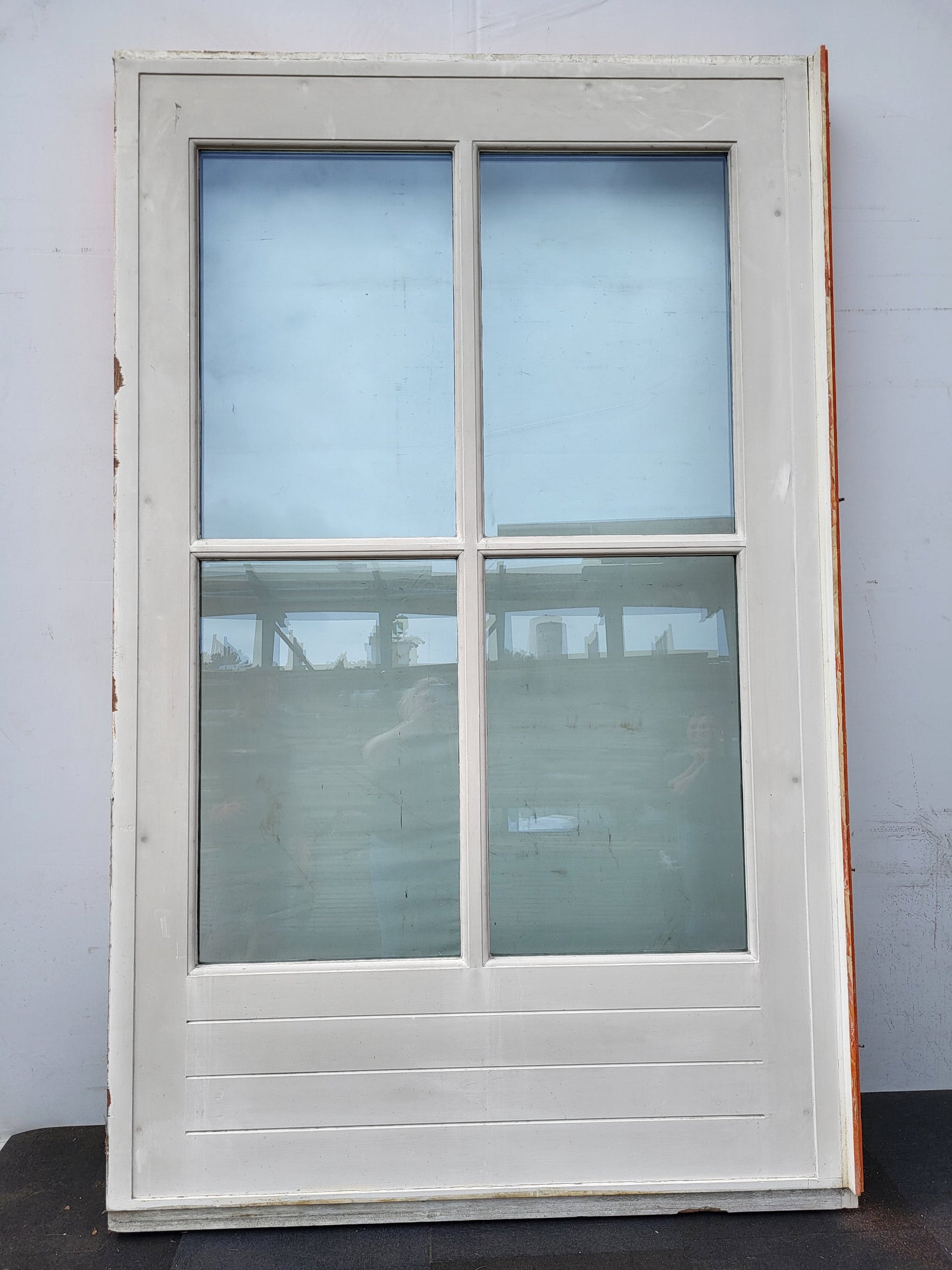 Raamkozijn hardhout 147.5x245cm dubbelglas