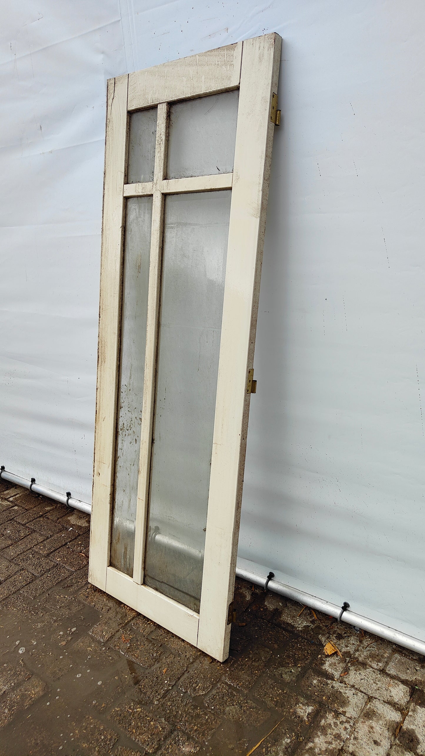 Set deuren met glas 201,5x73cm