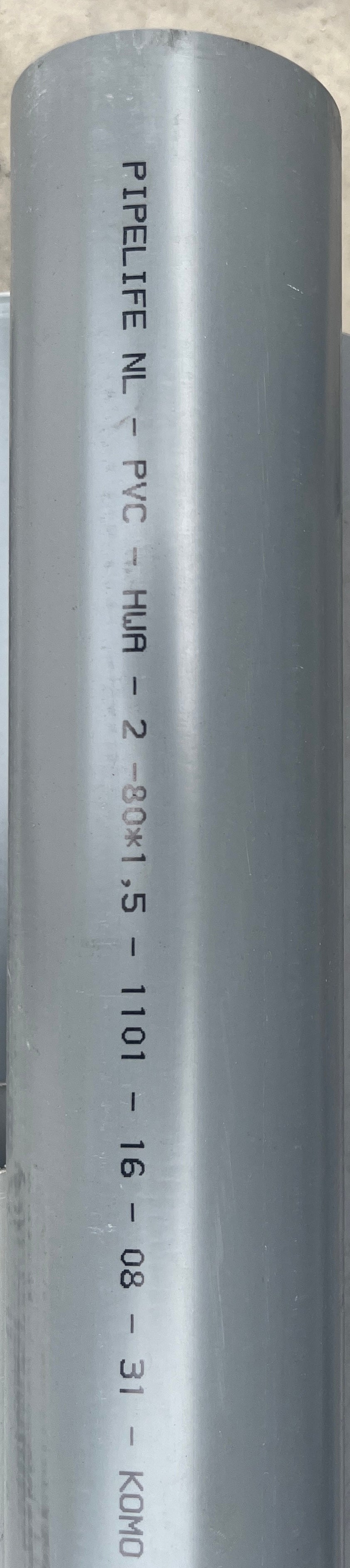 PVC buis 80mm(4 meter lang)