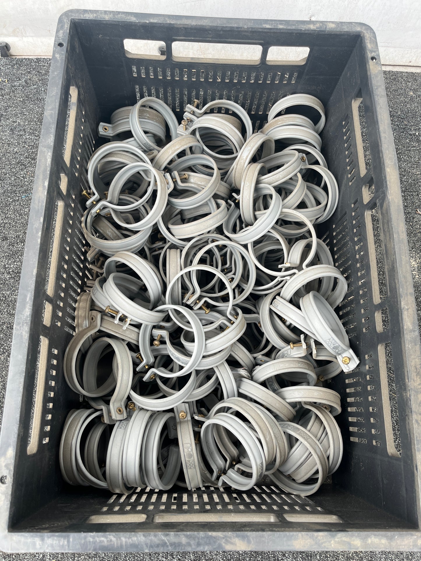 PVC hemelwaterafvoer beugel 80 mm