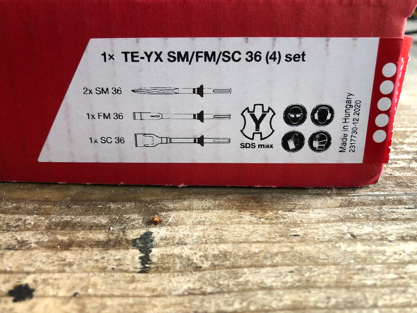 Hilti beitels TE-YX SMFMSC 36
