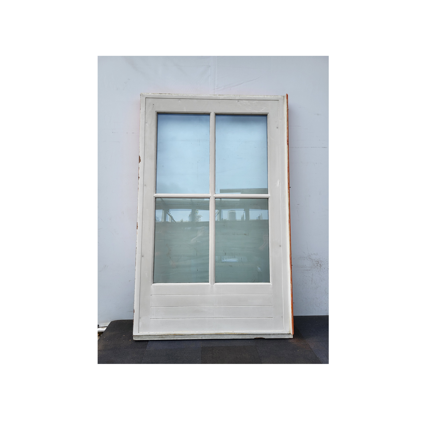 Raamkozijn hardhout 147.5x245cm dubbelglas