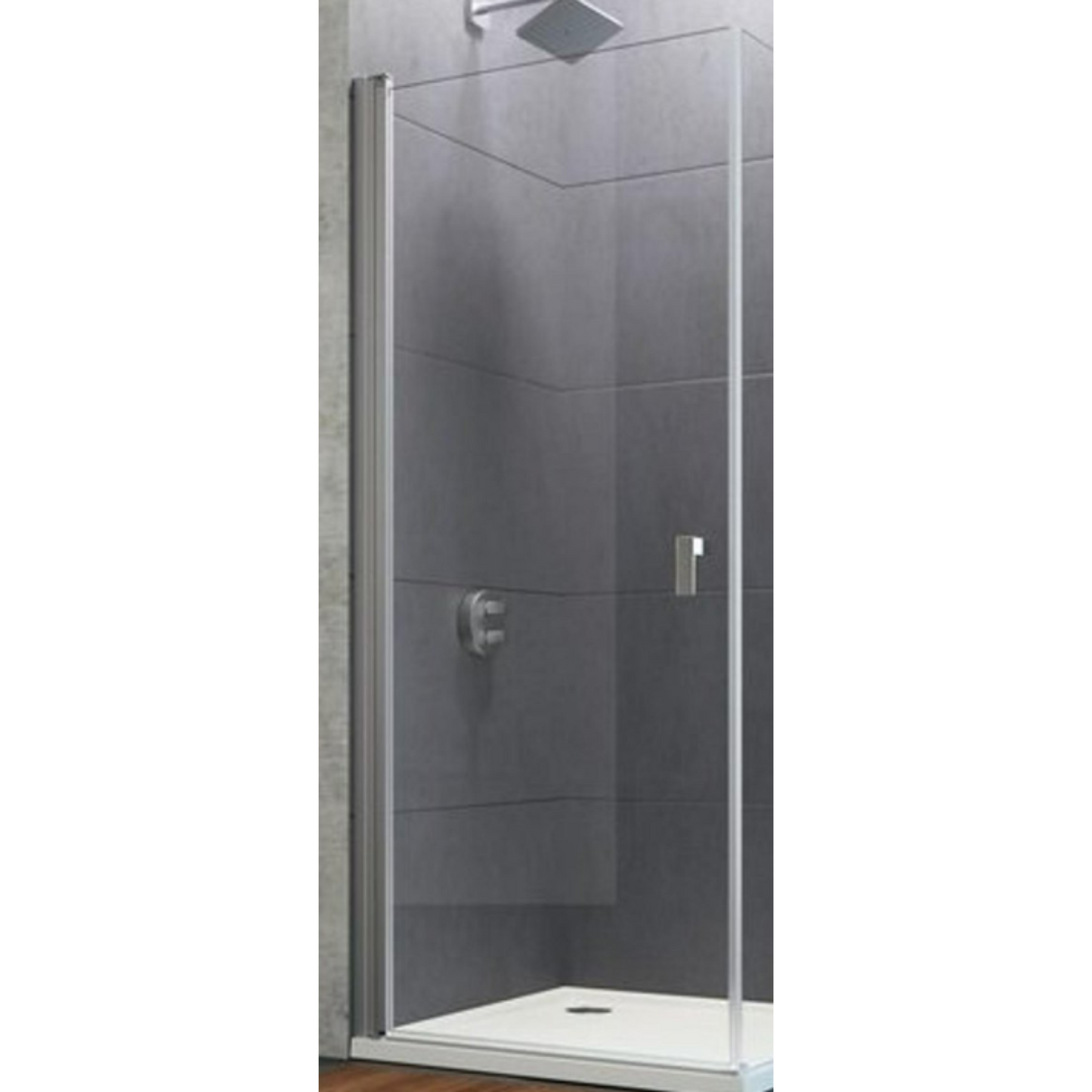 Huppe Design Pure walk-in 200x90cm douchewand, helder glas