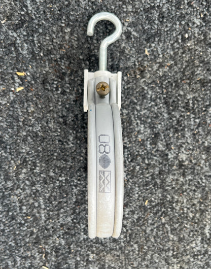 PVC hemelwaterafvoer beugel 80mm