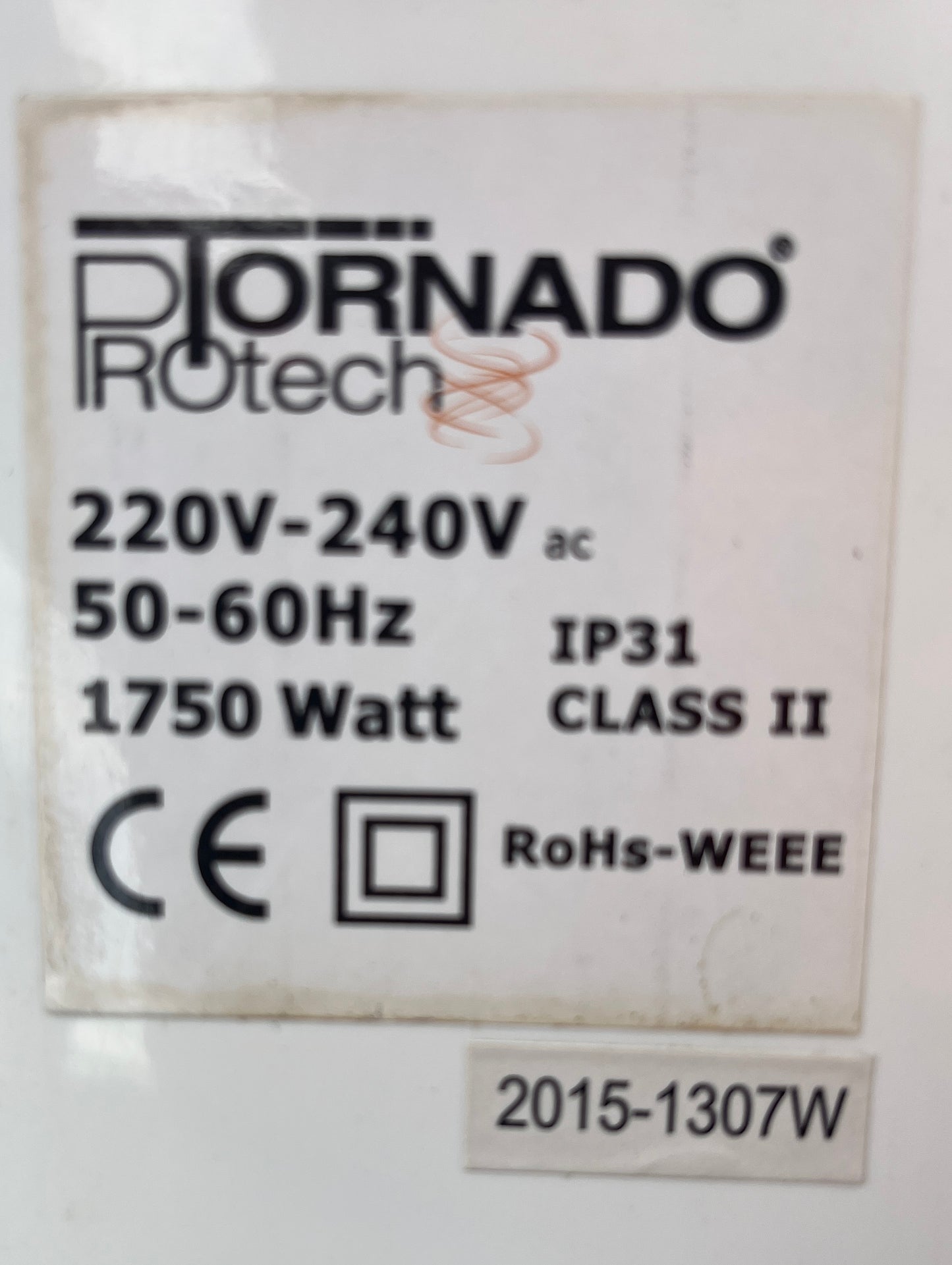 Tornado Jet handdroger