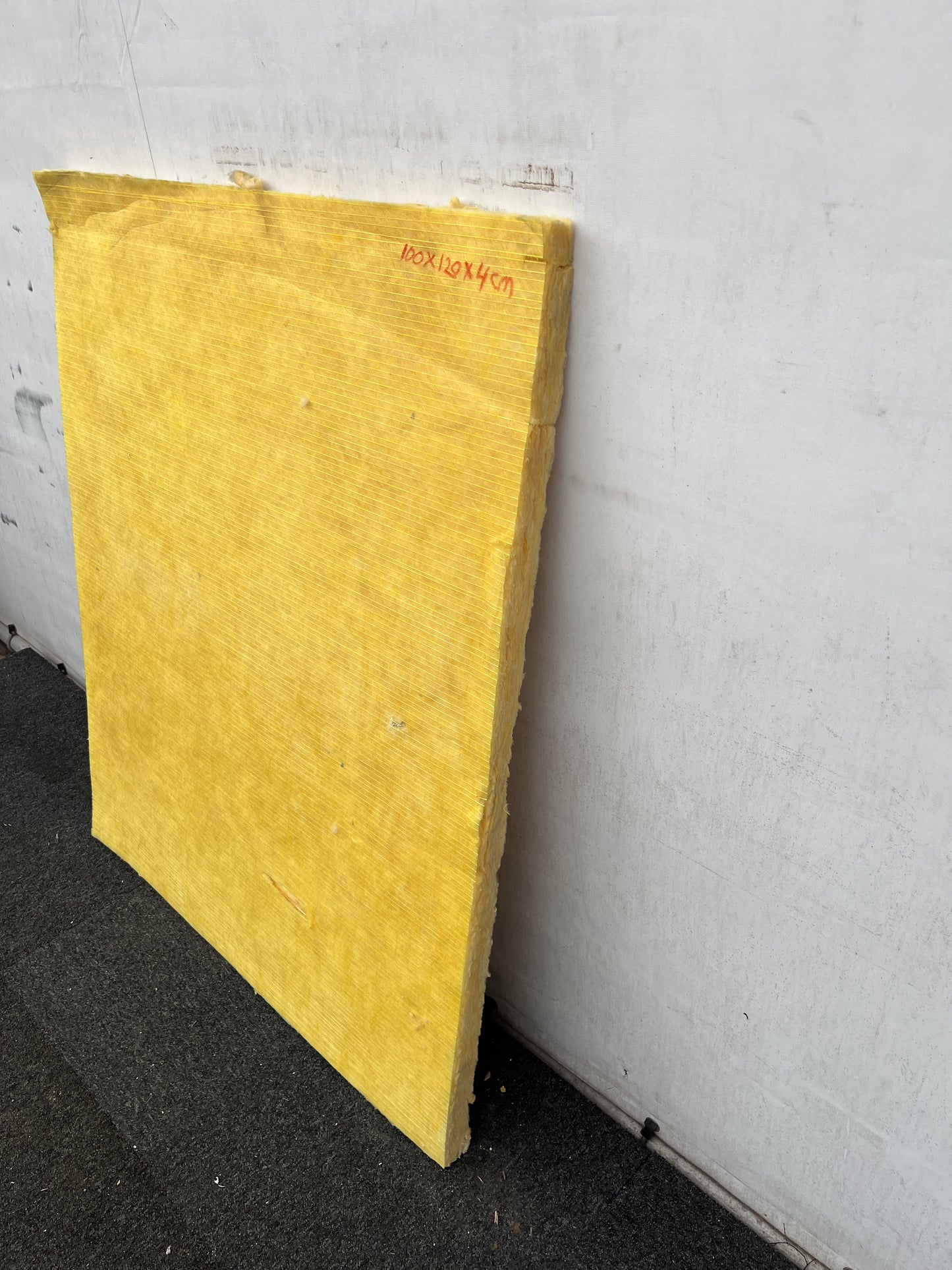 Glaswol 100x120 en 60x120cm 4cm dik