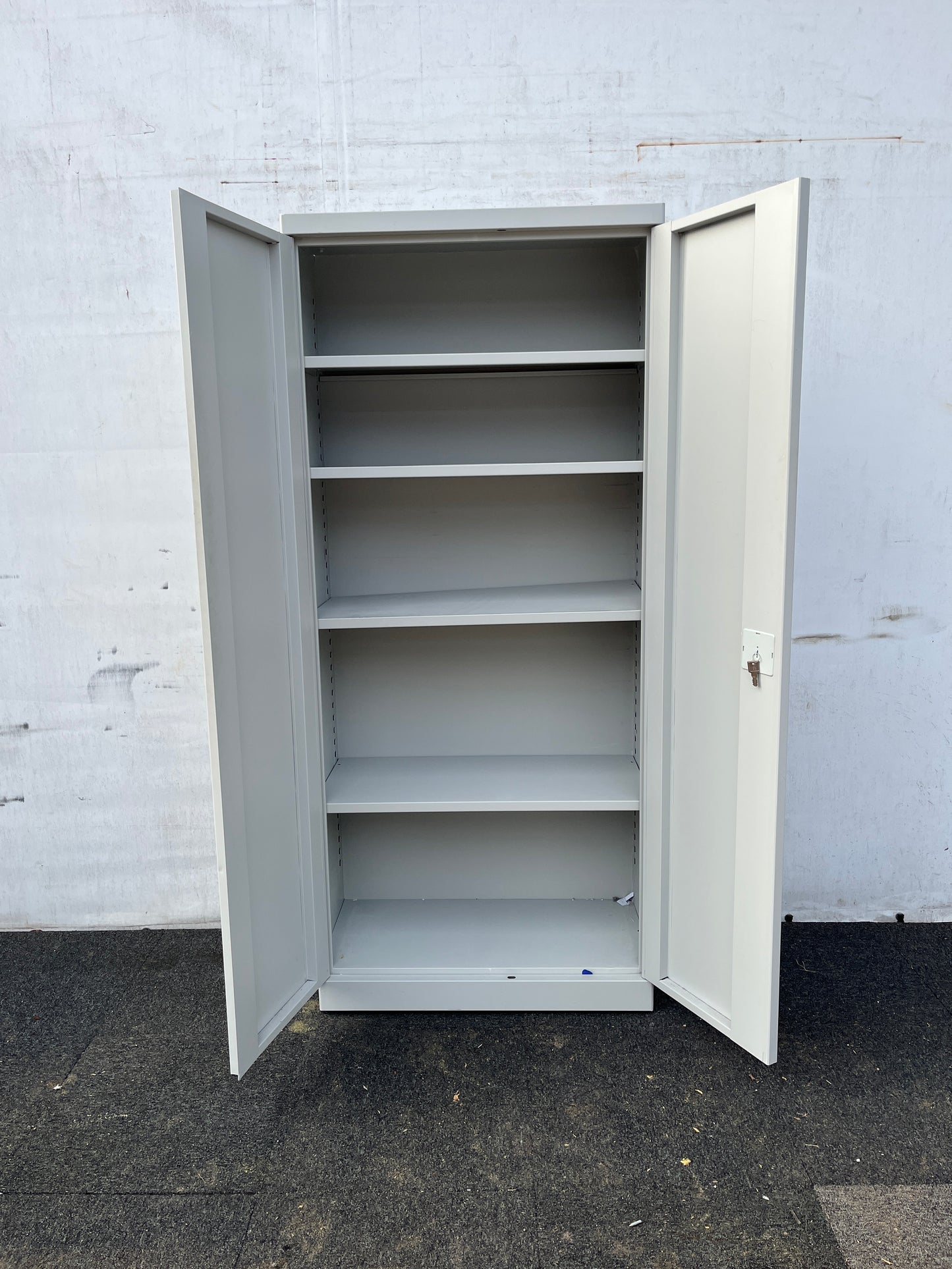 Draaideurkast/magazijnkast 180x80x40cm