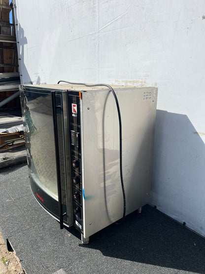 Ubert RT-508DE kippengril 400Volt met 2 mandjes