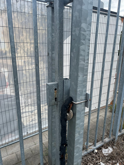 Schuif/rol poort 580 x 190cm(doorgang 415cm)